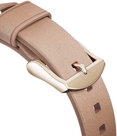 נווד רצועה מודרנית ל- Apple Watch 40 ממ/38 ממ | עור הורווין טבעי | חומרת זהב
